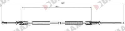 AA3037 DIAMAX Тросик, cтояночный тормоз