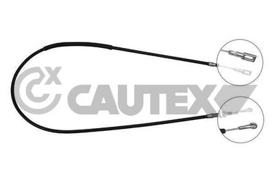 907797 CAUTEX Тросик, cтояночный тормоз