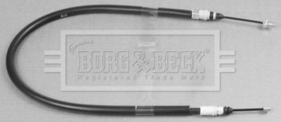 BKB2952 BORG & BECK Тросик, cтояночный тормоз