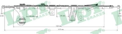 C0315B LPR Тросик, cтояночный тормоз