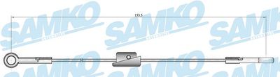C0222B SAMKO Тросик, cтояночный тормоз