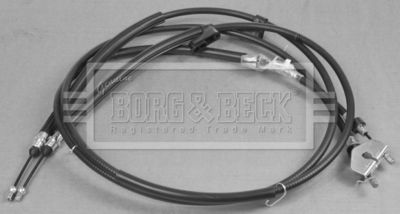 BKB2870 BORG & BECK Тросик, cтояночный тормоз