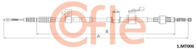1MT006 COFLE Тросик, cтояночный тормоз