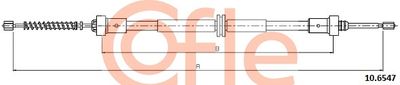 106547 COFLE Тросик, cтояночный тормоз