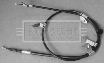 BKB3366 BORG & BECK Тросик, cтояночный тормоз