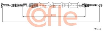 49111 COFLE Тросик, cтояночный тормоз