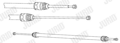 432928J JURID Тросик, cтояночный тормоз