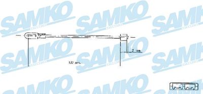 C0578B SAMKO Тросик, cтояночный тормоз