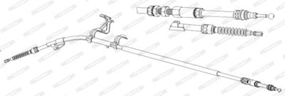 FHB432941 FERODO Тросик, cтояночный тормоз