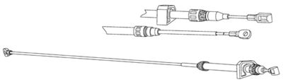 VW02207 CEF Тросик, cтояночный тормоз