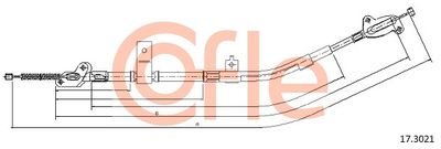 173021 COFLE Тросик, cтояночный тормоз