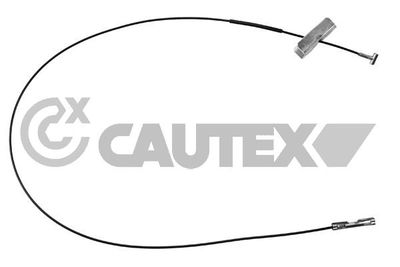 069100 CAUTEX Тросик, cтояночный тормоз