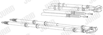 433016J JURID Тросик, cтояночный тормоз