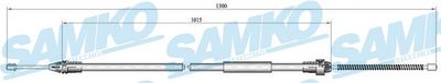 C0135B SAMKO Тросик, cтояночный тормоз