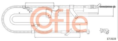 175133 COFLE Тросик, cтояночный тормоз