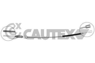489066 CAUTEX Тросик, cтояночный тормоз