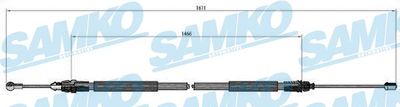 C0749B SAMKO Тросик, cтояночный тормоз