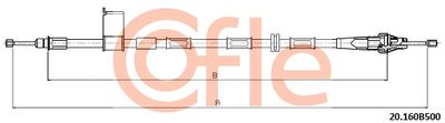 20160B500 COFLE Тросик, cтояночный тормоз