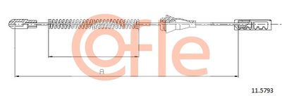 115793 COFLE Тросик, cтояночный тормоз