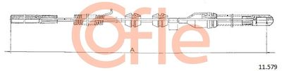 11579 COFLE Тросик, cтояночный тормоз