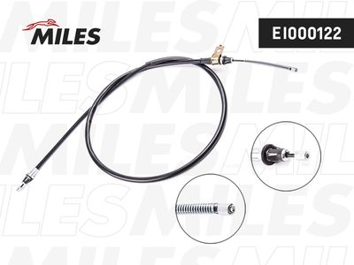 EI000122 MILES Тросик, cтояночный тормоз