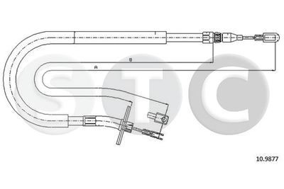T480965 STC Тросик, cтояночный тормоз