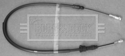 BKB3737 BORG & BECK Тросик, cтояночный тормоз