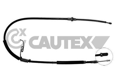 088002 CAUTEX Тросик, cтояночный тормоз