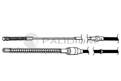 PAL31110 ASHUKI by Palidium Тросик, cтояночный тормоз