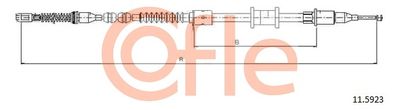 92115923 COFLE Тросик, cтояночный тормоз
