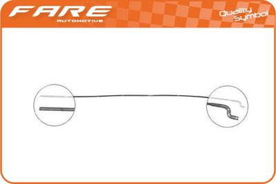 19256 FARE SA Тросик, cтояночный тормоз