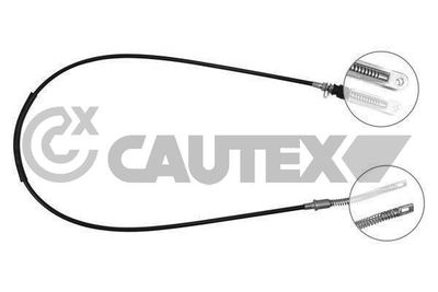 162939 CAUTEX Тросик, cтояночный тормоз