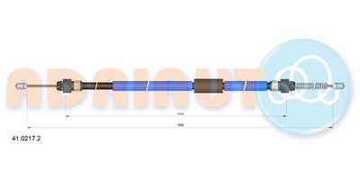 4102172 ADRIAUTO Тросик, cтояночный тормоз