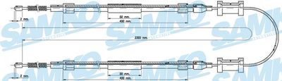 C1483B SAMKO Тросик, cтояночный тормоз