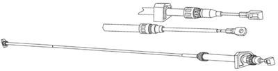 VW02206 CEF Тросик, cтояночный тормоз