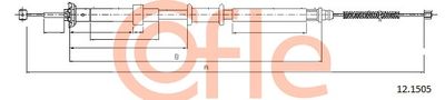 121505 COFLE Тросик, cтояночный тормоз
