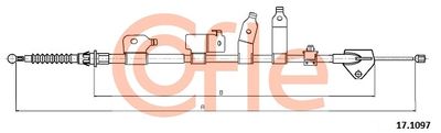 92171097 COFLE Тросик, cтояночный тормоз
