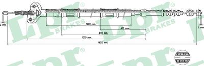 C0866B LPR Тросик, cтояночный тормоз