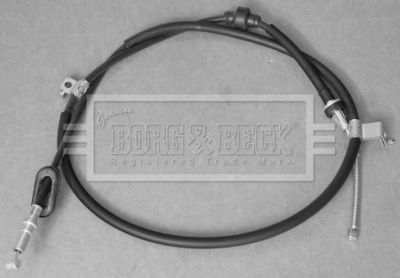 BKB3557 BORG & BECK Тросик, cтояночный тормоз