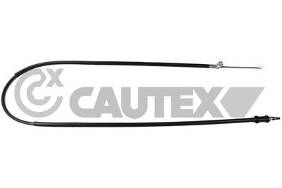 069087 CAUTEX Тросик, cтояночный тормоз