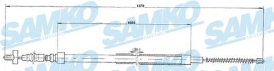 C0906B SAMKO Тросик, cтояночный тормоз