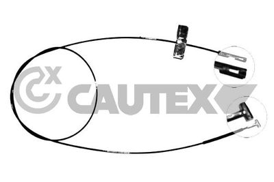 069101 CAUTEX Тросик, cтояночный тормоз