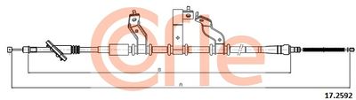 92172592 COFLE Тросик, cтояночный тормоз
