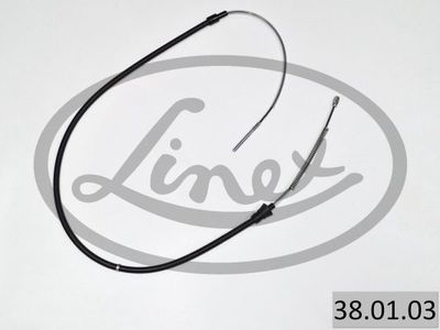 380103 LINEX Тросик, cтояночный тормоз