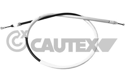 069102 CAUTEX Тросик, cтояночный тормоз