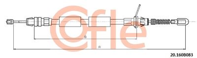 9220160B083 COFLE Тросик, cтояночный тормоз