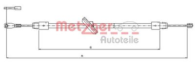 109457 METZGER Тросик, cтояночный тормоз