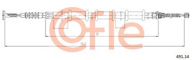 49114 COFLE Тросик, cтояночный тормоз