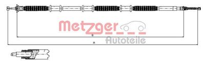 120734 METZGER Тросик, cтояночный тормоз