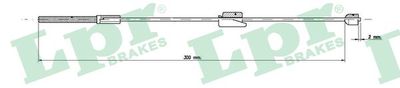 C0248B LPR Тросик, cтояночный тормоз
